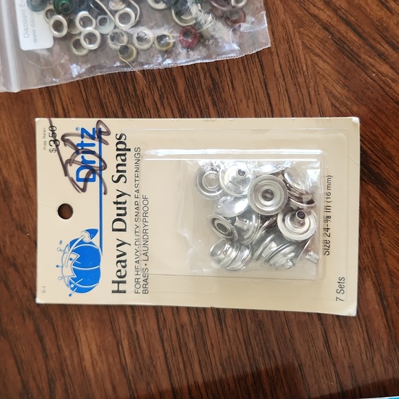 Vintage Rivet/Grommet/Snap Pliers & Eyelets & Heavy Duty Snaps - Picture 7 of 9